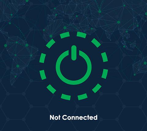 YunfanVPN connect step 1, tap on button to connect to VPN